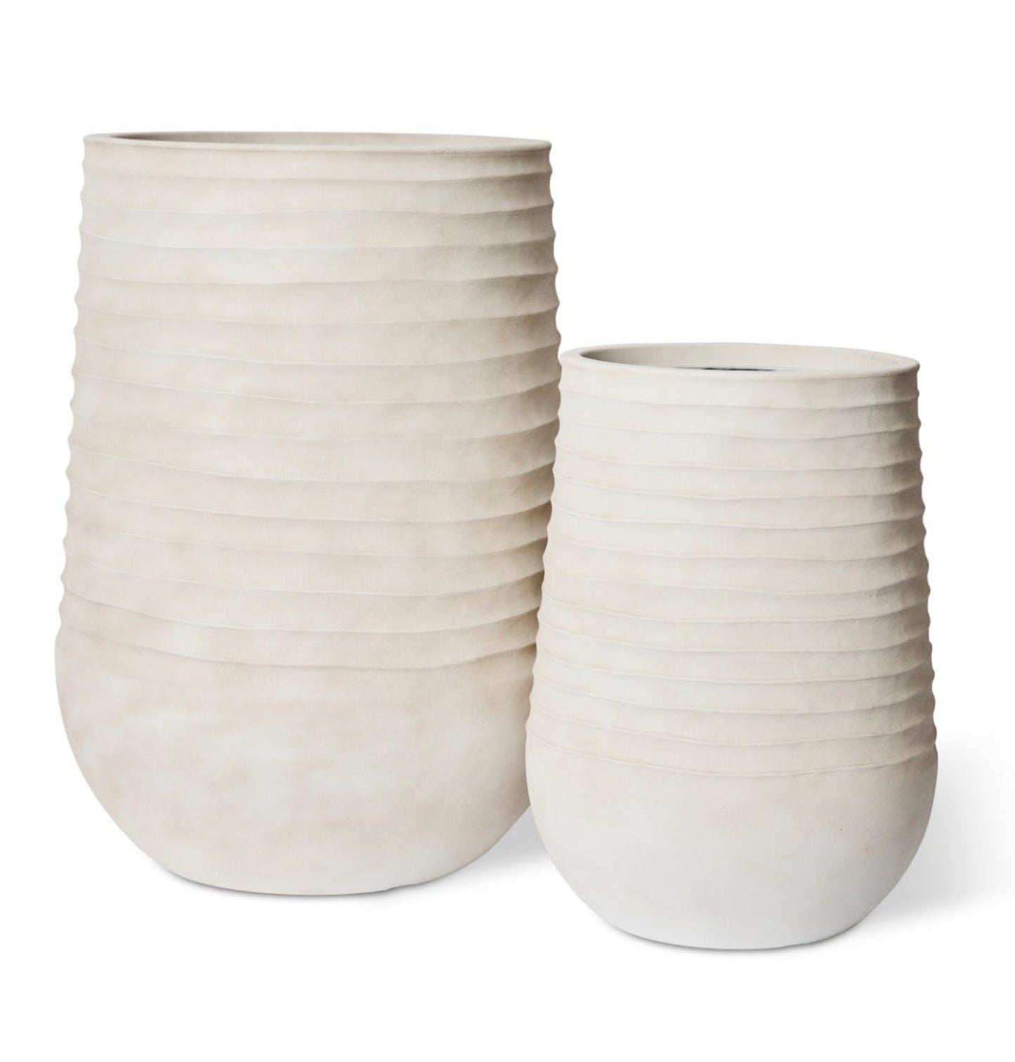 Knox Tall Stonelite Planters - Set of 2