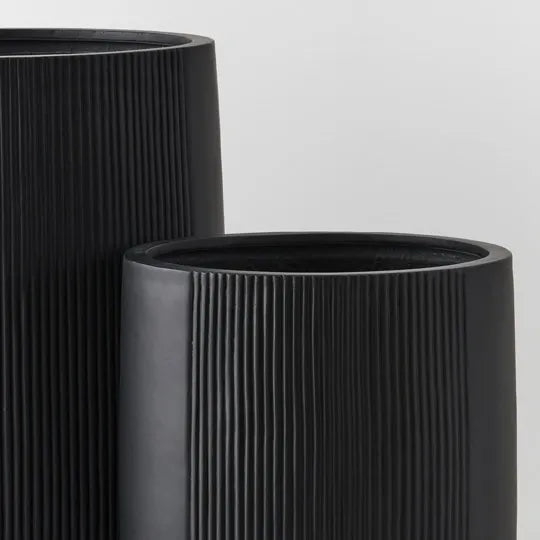 Pot Dune Franco Extra Large Black 70cmh x 53cmd