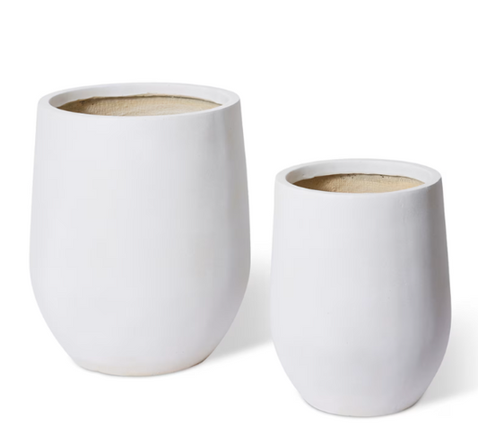 Aiden Fibrestone Planters - Set of 2 Pots