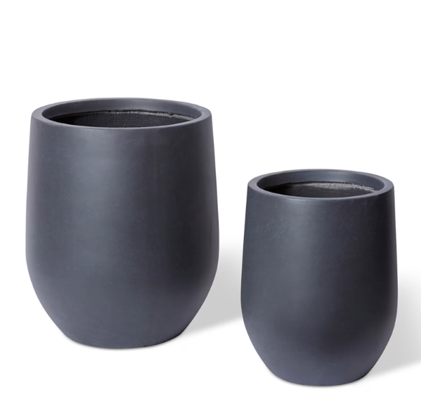 Aiden Fibrestone Planters - Set of 2 Pots