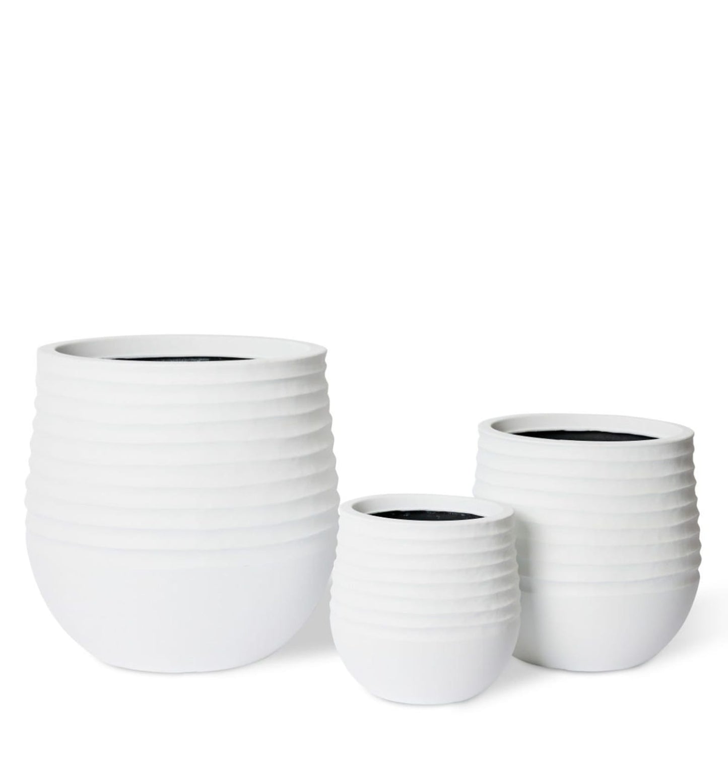 Knox Stonelite Planters - Set of 3 Pots