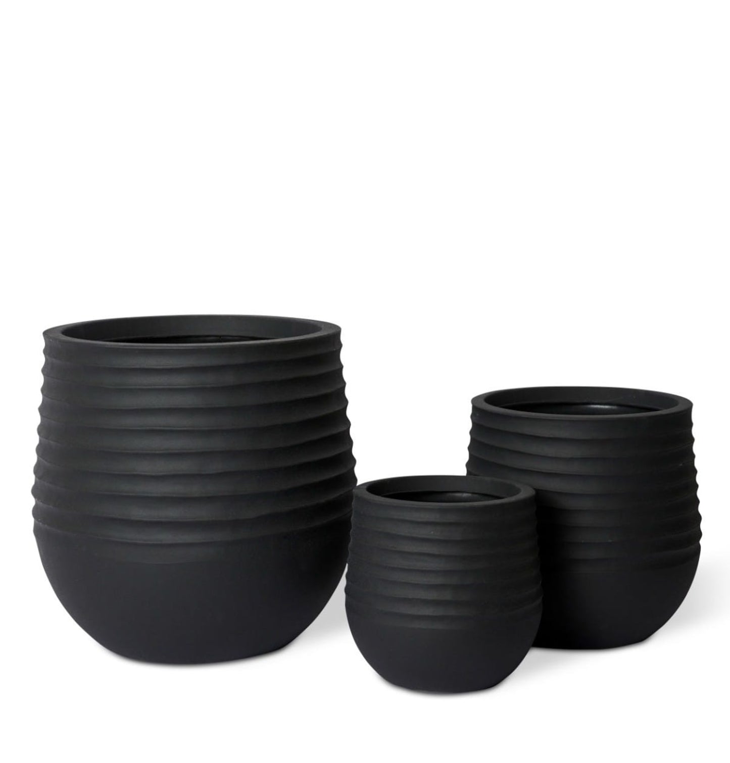 Knox Stonelite Planters - Set of 3 Pots