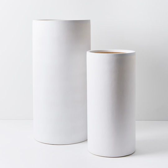 Cenzo Cylinder Tall Pots - Set of 2