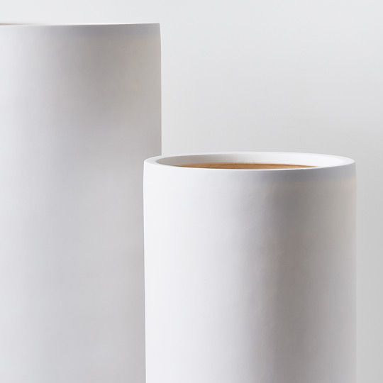 Cenzo Cylinder Tall Pots - Set of 2