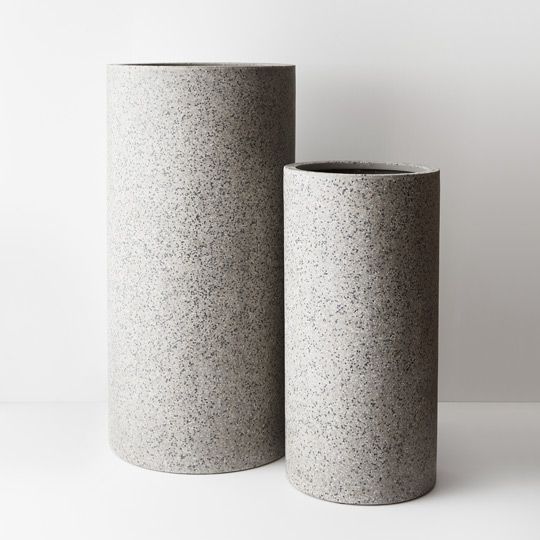 Cenzo Cylinder Tall Pots - Set of 2