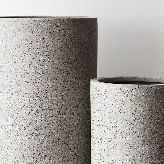 Cenzo Cylinder Tall Pots - Set of 2
