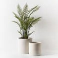 Designer poly terrazzo Pot 40x40 white
