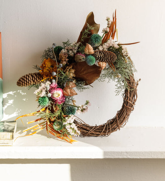 Floral Wreath Making Workshop - 18th of December Thursday  7pm-8:30pm