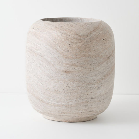 Solveig Pot Extra Large in Travertine
