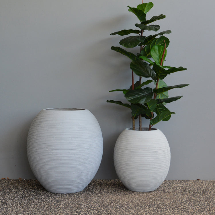 Toorak Planter Pot 56 x 61cm Light Grey