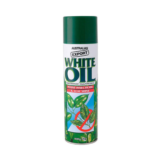 White oil plant insecticide and leaf shine