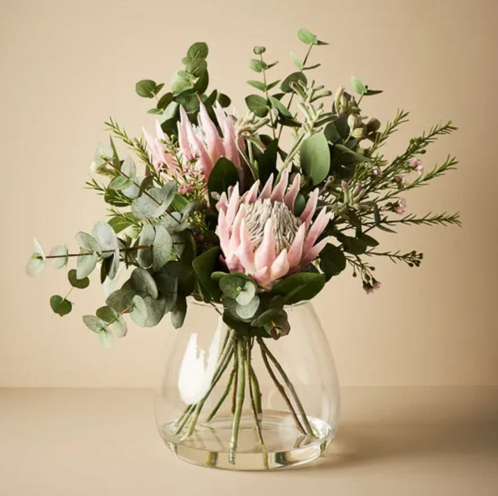 Faux Artificial Protea King Mix in Vase Botanicah Southside’s